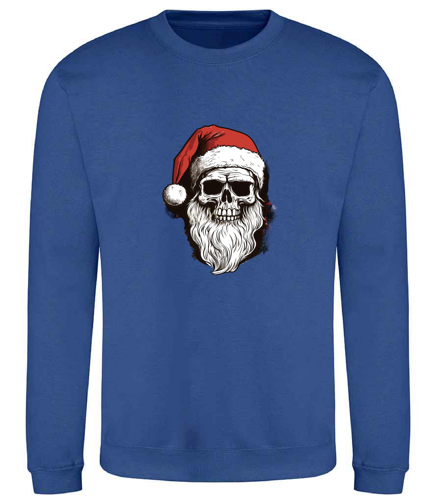 Christmas Sweater Santa Skull 1 Unisex