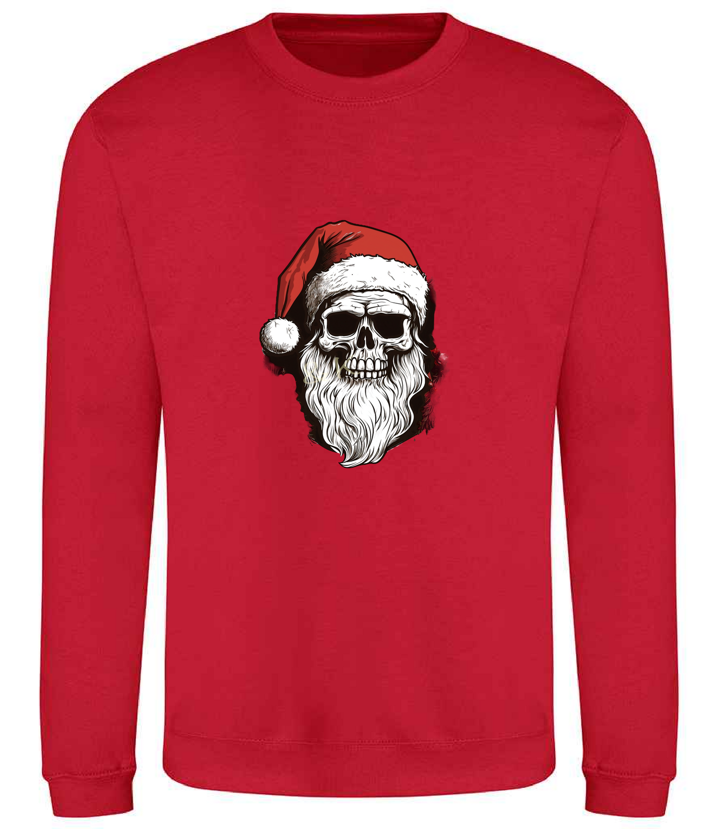 Christmas Sweater Santa Skull 1 Unisex