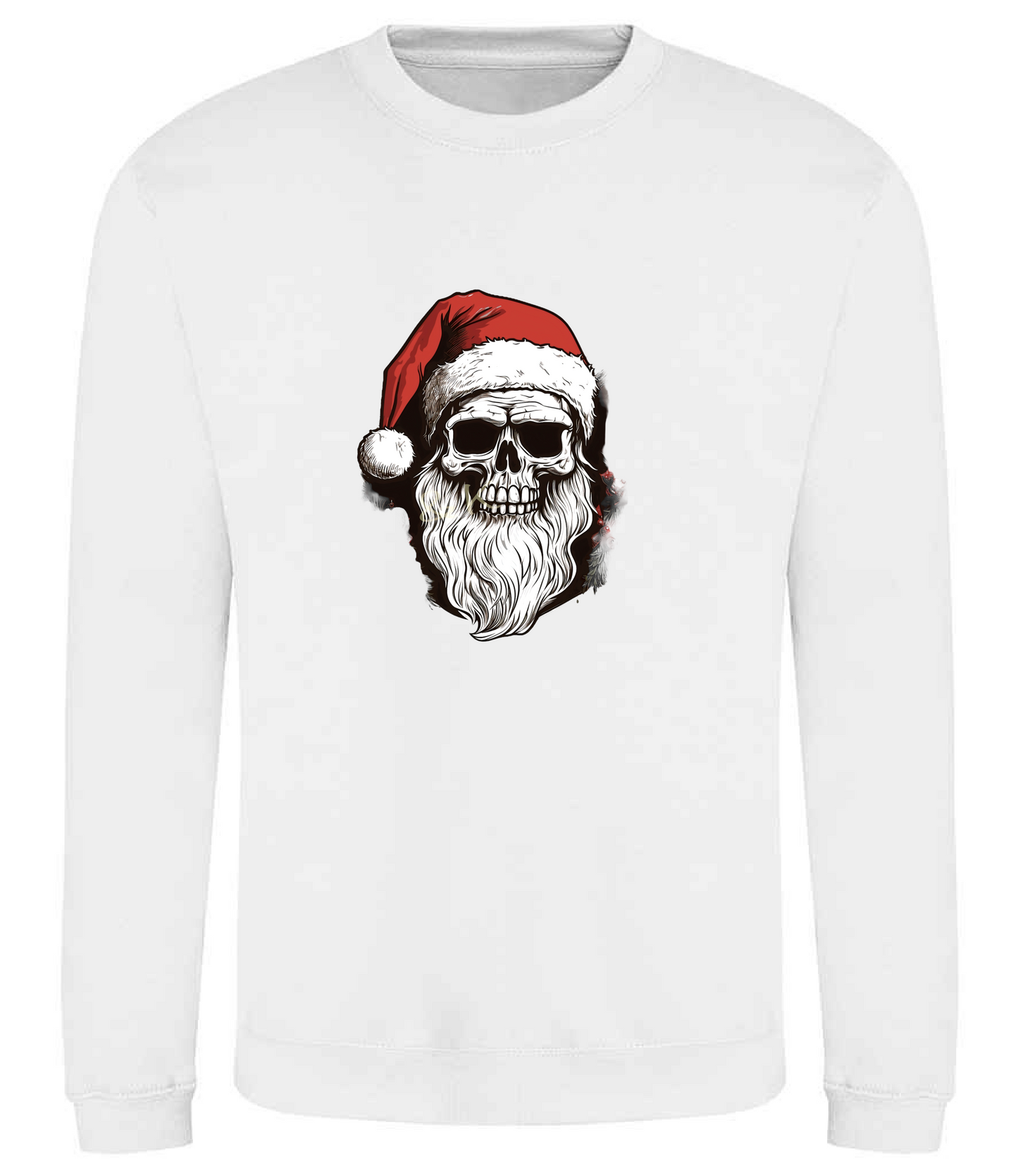 Christmas Sweater Santa Skull 1 Unisex